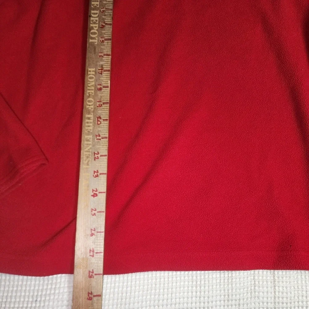 Brooks Brothers 1/4 Zip Sweater Men's XLarge Red Long Sleeve Pullover